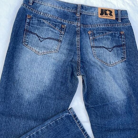 Jeans Republic men's denim jeans size 36x30 - Picture 2 of 10